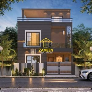 5 Marla (25'-0''X45'-0'') Contemporary Modern Style House