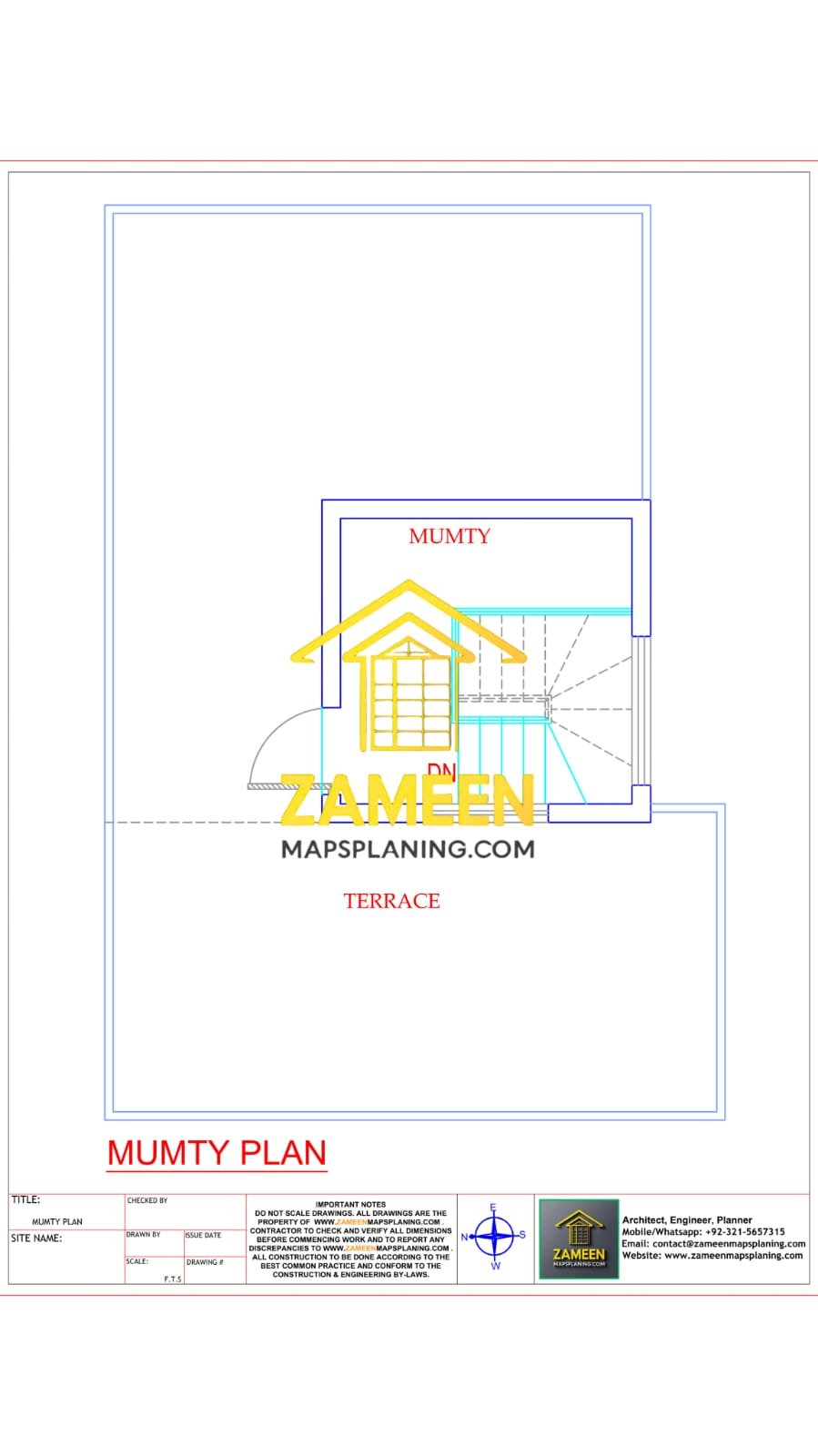 5 Marla (25'-0''X45'-0'') Contemporary Modern Style House - Image 4