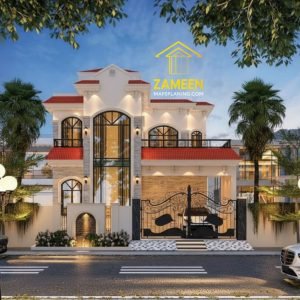 8 Marla (30'-0''X60'-0'') Modern Mediterranean Style House