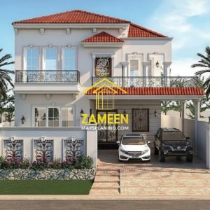 10 Marla (35'-0''X65'-0'') Classic Spanish Colonial Revival Style House