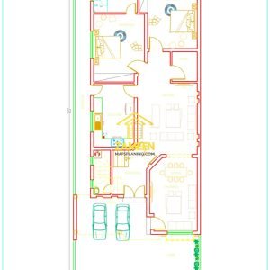 Alternative view of 10 Marla (30'-0''X75-0'') Minimalist Modern Style House