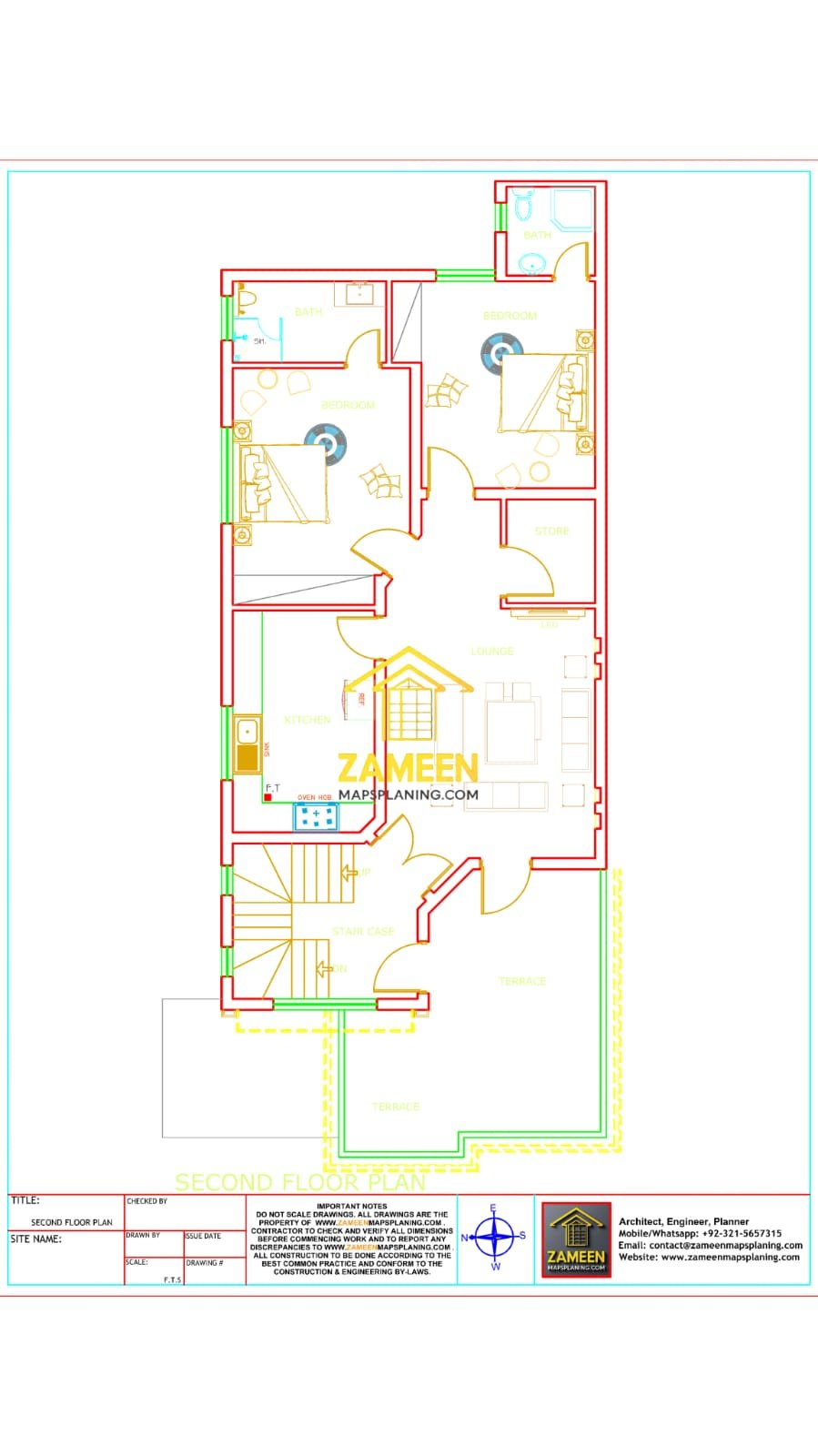 10 Marla (30'-0''X75-0'') Minimalist Modern Style House - Image 4