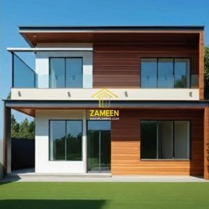 10 Marla (37'-6''X61'-7'') Contemporary Modern Style House