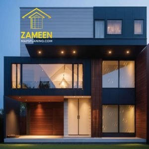10 Marla (38'-6''X59'-0') Contemporary Modern Style House