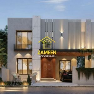 12 Marla (34'-0''X75'-0'') Modern Minimalist Style House