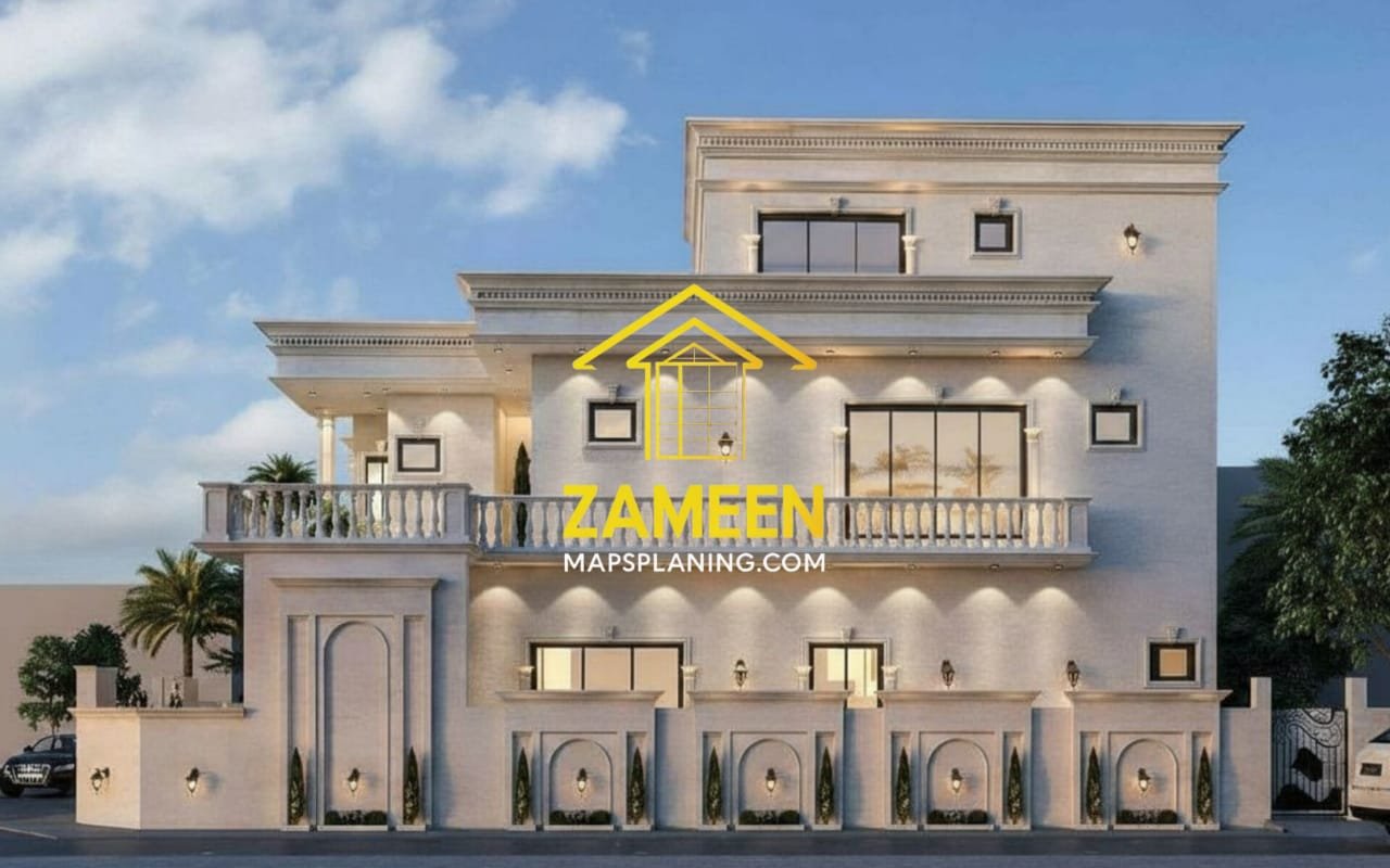 12 Marla (40'-0''X65'-0'') Classical Revival Style Mansion - Image 3