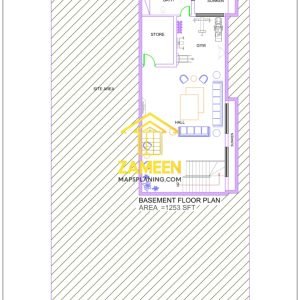 Alternative view of 20 Marla (50'-0"X90'-0") Ornate Neoclassical Style Mansion