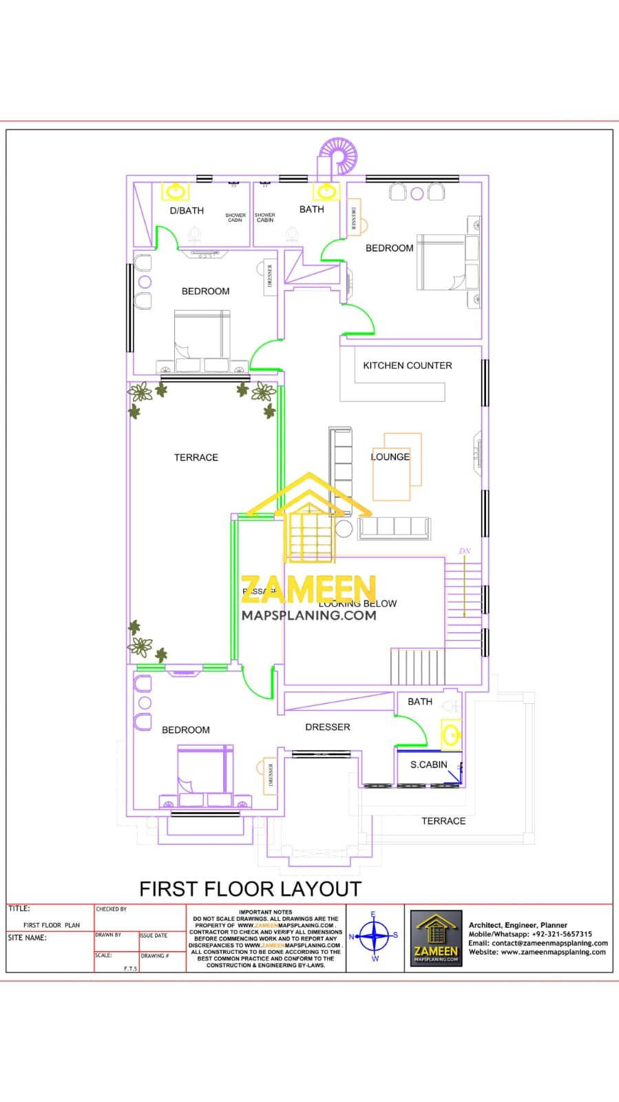 20 Marla (50'-0"X90'-0") Ornate Neoclassical Style Mansion - Image 4