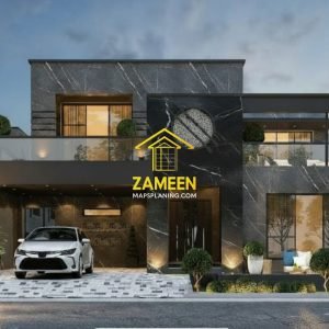 20 Marla (50'-0"X90'-0") Modern Luxe Minimalist Mansion