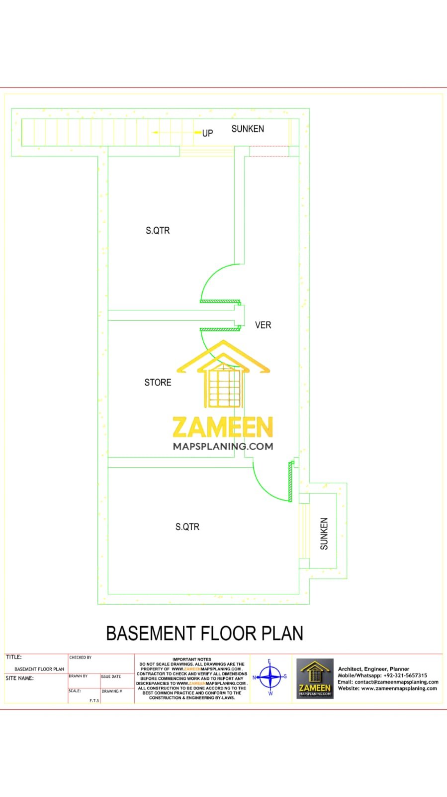 20 Marla (50'-0"X90'-0") Spanish Colonial Revival Style Villa - Image 3