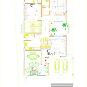 Alternative view of 20 Marla (50'-0"X90'-0") Modern Minimalist Style House