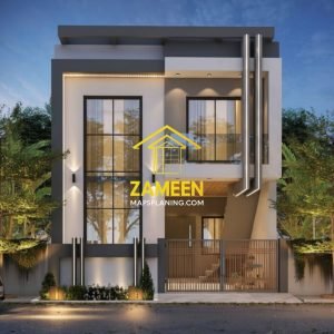 5 Marla (22'-6''X48'-0'') Contemporary Modern Style House