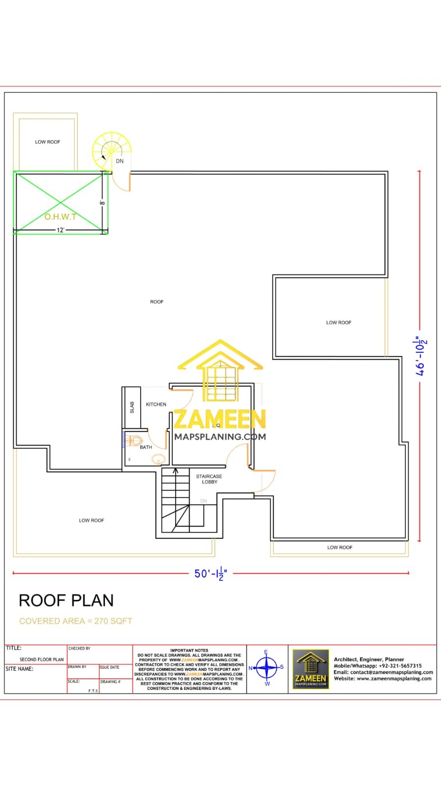 16 Marla (55'-2.5"X65'-1") Ultra Modern Minimalist Style House - Image 4