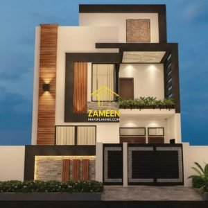 5 Marla (25'-0''X41'-4.5'') Contemporary Modern Style House