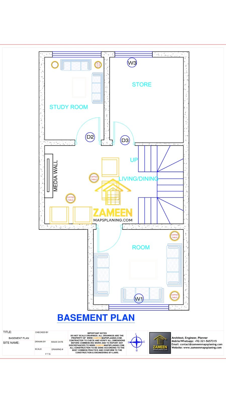5 Marla (25'-1''X45'-2'') Modern Classical Style House - Image 3