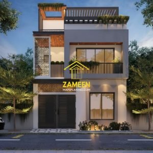 4 Marla (22'-0''X40'-0'') Modern Style House