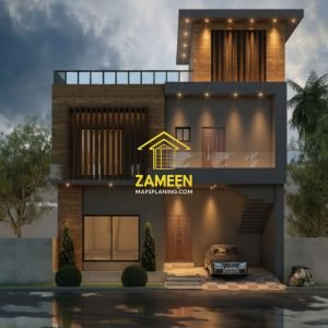 4 Marla (30'-6''X30'-0'') Contemporary Modern Style House